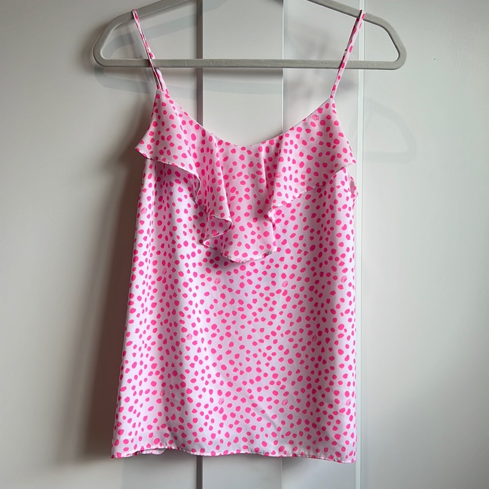 Lilly Pulitzer ruffle tank